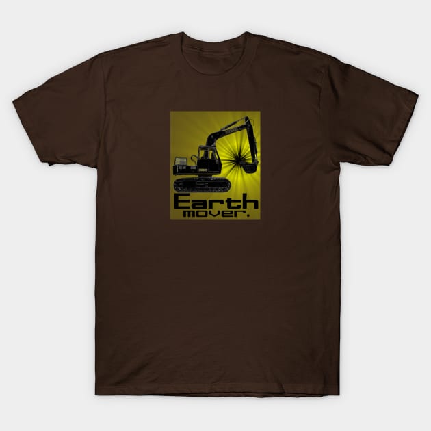 Excavator vintage Hymac. T-Shirt by hipop